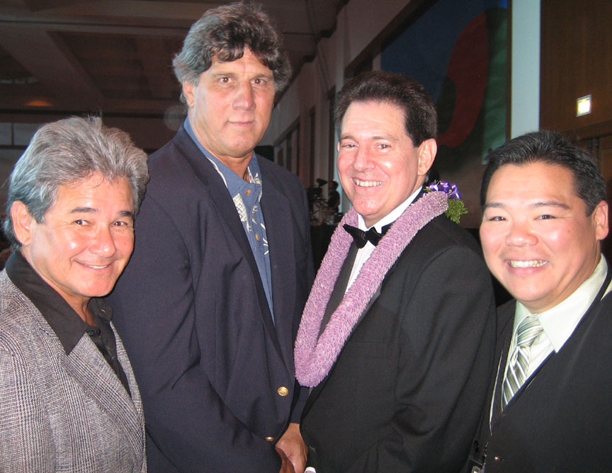 Sam Kapu, Karl Lorch, Harry B., and Bruddah Wade @ 2007 Hoku Awards Sam Kapu, Karl Lorch, Harry B., and Bruddah Wade @ 2007 Hoku Awards
